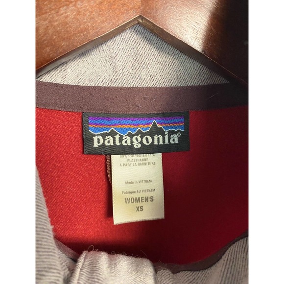 Patagonia Womens Softshell Guide Jacket Full Zip Pockets Red Brown Size XS - Picture 5 of 6